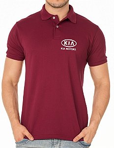 Camisa Polo Masculino Kia Motors Mod2 Bordado