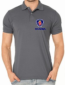 Camisa Polo Masculino Scânia Bordado