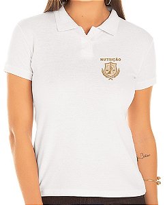 Camisa Polo Feminino NUTRIÇÃO Bordado
