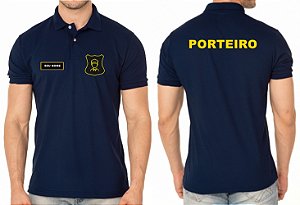 Camisa Polo Masculino PORTARIA PORTEIRO Bordado