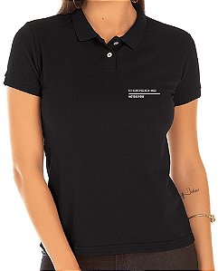 Camisa Polo Feminino Porsche Mod1 Bordado