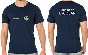 Camiseta Masculina Profissional Transporte Escolar Bordado