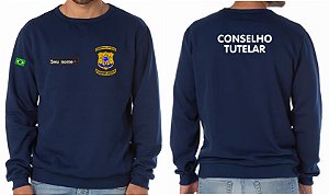 Casaco Moletom Blusão Masculino Conselho Tutelar Bordado Mod1