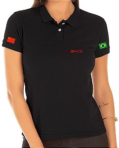 Camisa Polo Feminino BYD Bordado