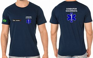 Camiseta Masculino CONDUTOR SOCORRISTA Bordado