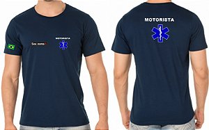 Camiseta Masculino MOTORISTA SAÚDE Bordado