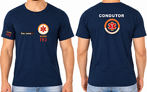 Camiseta Masculino CONDUTOR SAMU Bordado