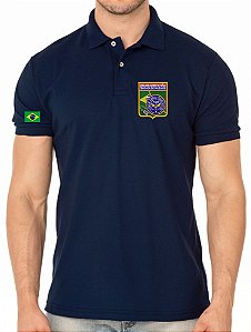 Camisa Polo Masculino Reservista Juramento FAB Bordado