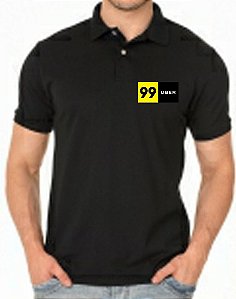 Camisa Polo Masculino Uber 99 Táxis Bordada Mod2