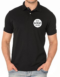 Camisa Polo Masculino Personalizado Sua Logomarca Bordada Peito