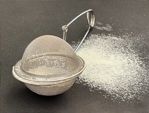 Polvilhador peneira de farinha