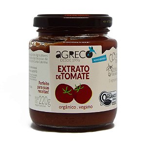 Extrato de tomate orgânico Agreco - 220g