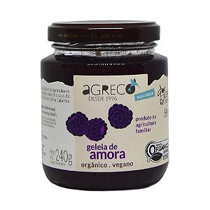 Geléia de amora orgânica Agreco - 240g