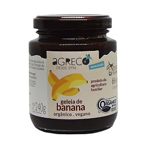 Geléia orgânica de banana Agreco - 240g