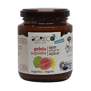 Geléia orgânica de goiaba sem açúcar Agreco - 240g