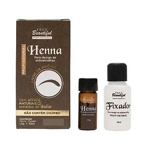 Henna p/ design de sobrancelhas Face beautiful