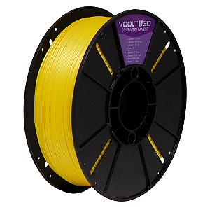 Filamento PLA Amarelo V-Silk High Speed | 1,75mm | 1Kg | Voolt3D