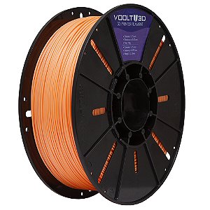 Filamento PLA Laranja Macaron Velvet High Speed | 1,75mm | 1Kg | Voolt3D