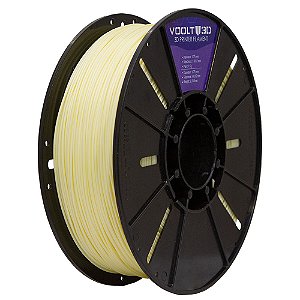 Filamento PLA Amarelo Macaron Velvet High Speed | 1,75mm | 1Kg | Voolt3D