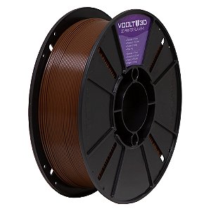 Filamento PLA Marrom High Speed | 1,75mm | 1Kg | Voolt3D