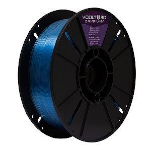 Filamento PLA Azul Glass High Speed | 1,75mm | 1Kg | Voolt3D