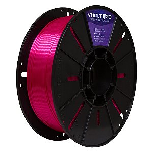 Filamento PLA Rosa Choque V-Silk High Speed | 1,75mm | 1Kg | Voolt3D