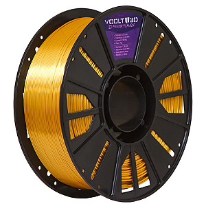 Filamento PLA Dourado Ultra V-Silk High Speed | 1,75mm | 1Kg | Voolt3D
