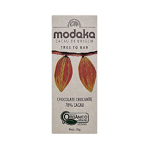 Modaka 70% Crocante - Barra 30g