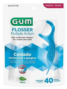 Escova Dental Flosser Múltipla Ação - Gum