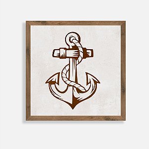 Quadro Rústico Âncora