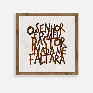 Quadro Rústico Salmos 23