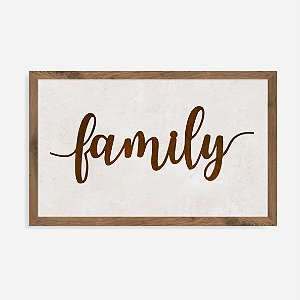 Quadro Rústico Family