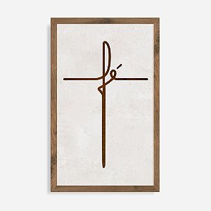 Quadro Rústico Fé