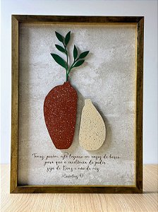 Quadro Rústico 40x30cm 2 Coríntios 4:7