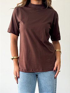 Tshirt Gola Marrom