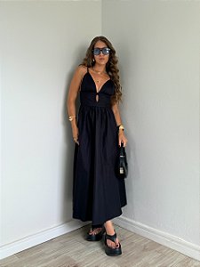 Vestido Amplo Bruna Preto