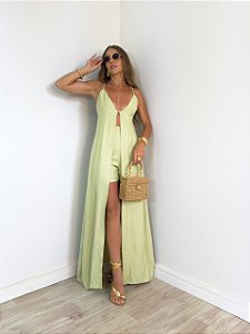 Conjunto Bangú Túnica Verde