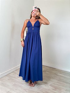 Vestido Bruna Azul Marinho