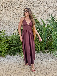 Vestido Bruna Marrom
