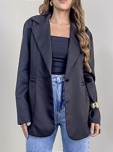Blazer Alfaiataria Lais Preto