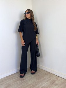 Conjunto Jasmin Calça Preto