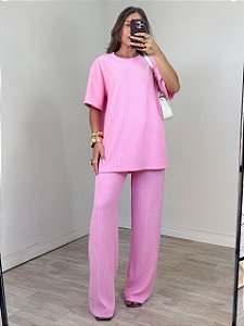Conjunto Hibisco Rosa