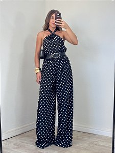 Conjunto Poá Alva Preto