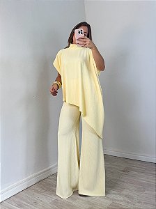 Conjunto Assimétrico Glance Amarelo