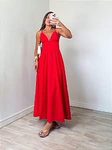 Vestido Bruna Vermelho