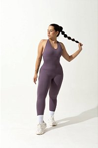 Macacão longo fit bc roxo