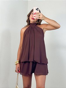 Macaquinho sindy marrom