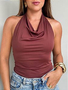 Frente única valéria marrom