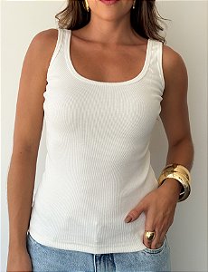 Regata Decote Quadrado Off