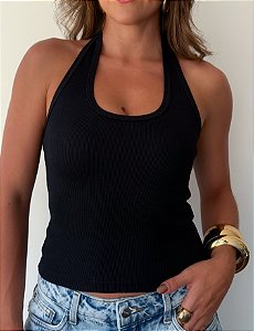 Regata Frente única preta